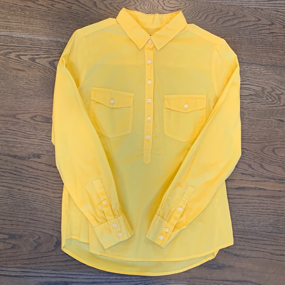 J.Crew • Shirt with 1/4 Buttons